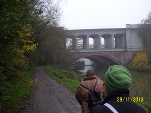 Wandeling naar Mechelse Kruidtuin - 28 november 2013