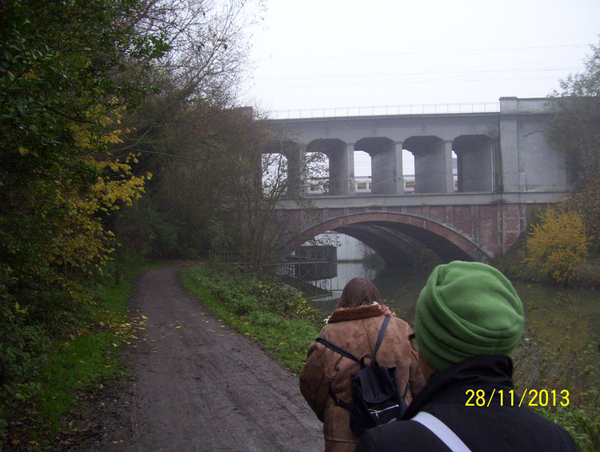 Wandeling naar Mechelse Kruidtuin - 28 november 2013