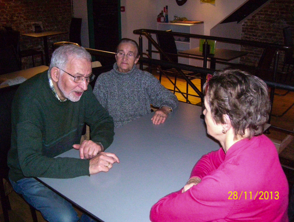 Wandeling naar Mechelse Kruidtuin - 28 november 2013