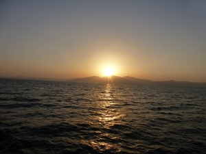 Zonsondergang...!