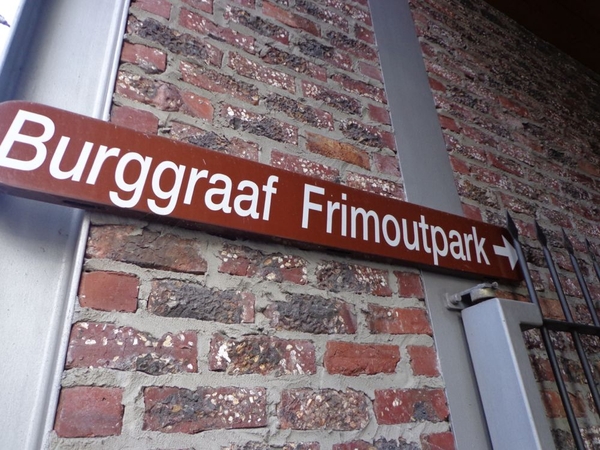 Ingang naar het Bruggraaf Frimoutpark