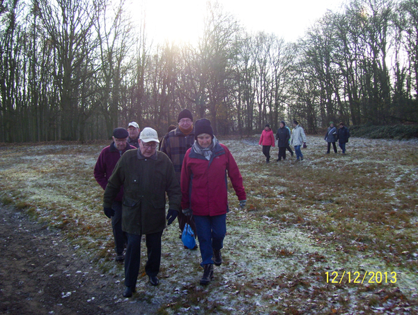 Winterse wandeling naar Midzeelhoeve - 12 december 2013