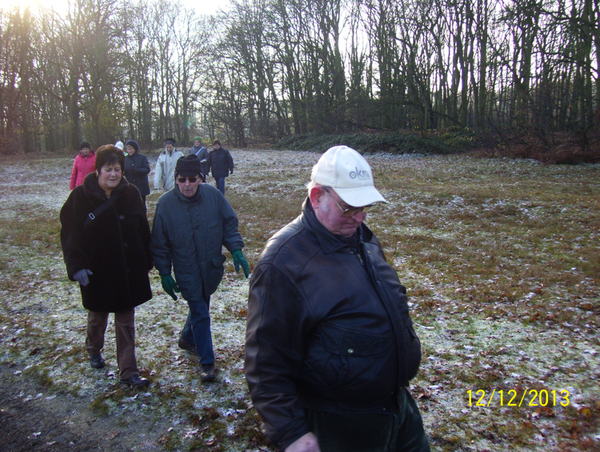 Winterse wandeling naar Midzeelhoeve - 12 december 2013