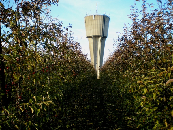 en een watertoren