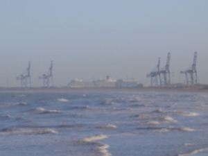 Van op De Pier zagen we Zeebrugge