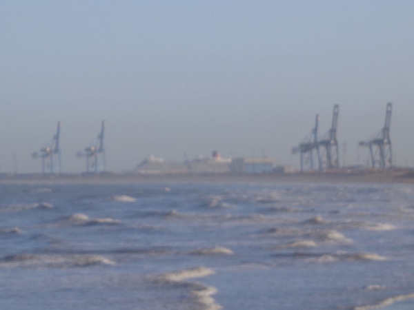 Van op De Pier zagen we Zeebrugge