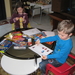 01) Stickers plakken op 23 dec. '13