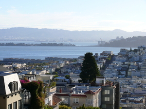 zicht op de stad san-francisco