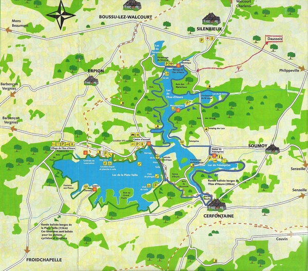 29 juni Silenrieux  Marche des Lacs de L'Eau d'Heure