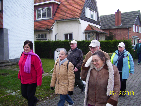 Wandeling naar Domein Montreal - 26 december 2013