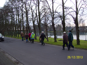 Wandeling naar Domein Montreal - 26 december 2013