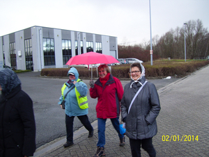 Wandelen langs de vlietjes - 2 januari 2014