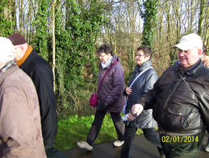 Wandelen langs de vlietjes - 2 januari 2014