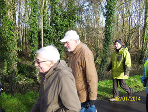 Wandelen langs de vlietjes - 2 januari 2014