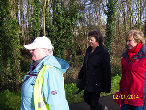 Wandelen langs de vlietjes - 2 januari 2014