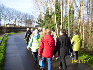 Wandelen langs de vlietjes - 2 januari 2014