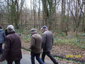 Wandeling langs Vrouwvliet & Duivenstraat - 9 januari 2014