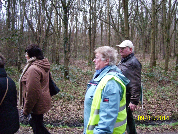 Wandeling langs Vrouwvliet & Duivenstraat - 9 januari 2014