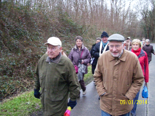 Wandeling langs Vrouwvliet & Duivenstraat - 9 januari 2014