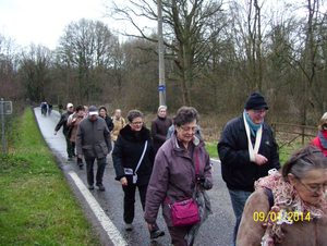 Wandeling langs Vrouwvliet & Duivenstraat - 9 januari 2014