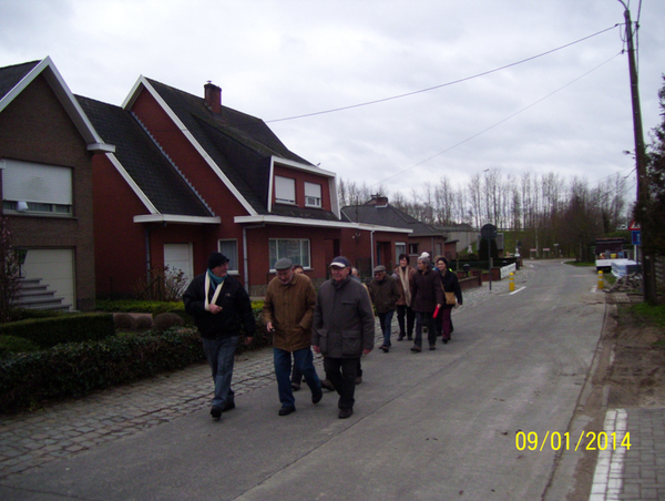 Wandeling langs Vrouwvliet & Duivenstraat - 9 januari 2014