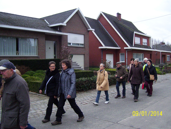 Wandeling langs Vrouwvliet & Duivenstraat - 9 januari 2014