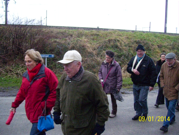 Wandeling langs Vrouwvliet & Duivenstraat - 9 januari 2014