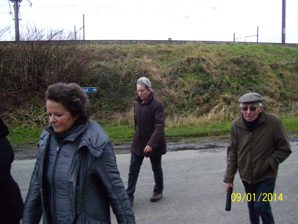 Wandeling langs Vrouwvliet & Duivenstraat - 9 januari 2014