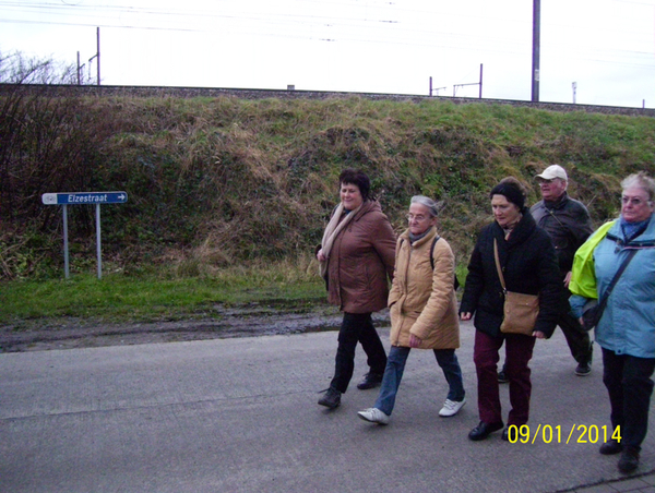 Wandeling langs Vrouwvliet & Duivenstraat - 9 januari 2014