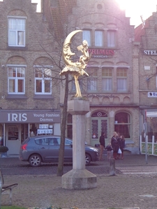 Manneke Mane op de Grote Markt