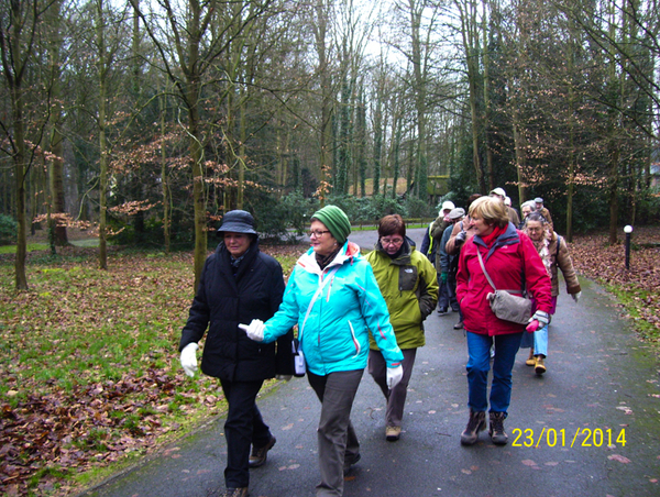 Wandelen naar Bonheiden - 23 januari 2014