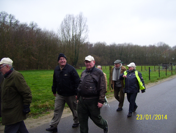 Wandelen naar Bonheiden - 23 januari 2014