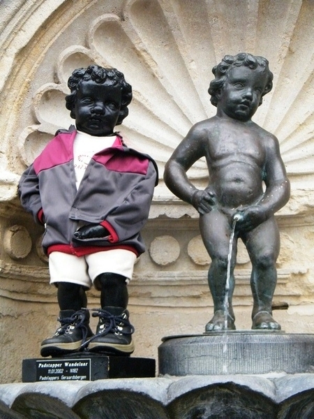 Padstappers Manneken Pis tocht Geraardsbergen