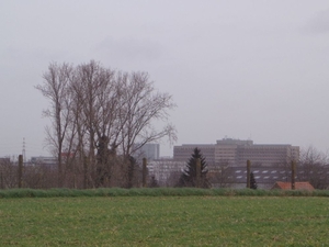 In de verte de Skyline van Anderlecht