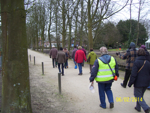 Wandeling naar Tivoli - 6 februari 2014