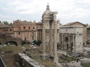 opgravingen aan Foro Romano