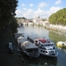 zicht op de Tiber en de koepel van de St Pietersbasiliek