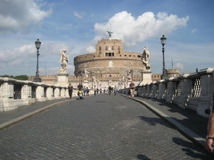 Castel Sant'Angelo vanop de Ponte Sant'Angelo