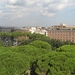 zicht op Rome vanop Castel Sant'Angelo