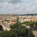 zicht op Rome vanop Castel Sant'Angelo