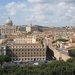 zicht op Rome vanop Castel Sant'Angelo
