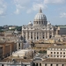 zicht op St Pieters vanop Castel Sant'Angelo