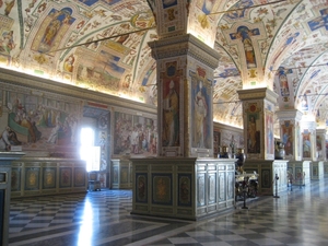 gang in de Vaticaanse musea