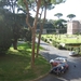 zicht op de Vaticaanse tuin