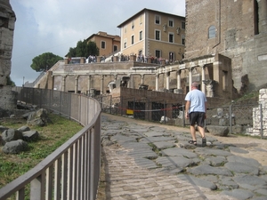 in het Forum Romanum