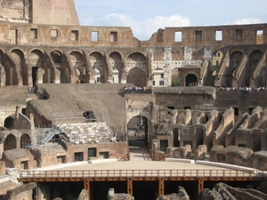 in het Colosseum