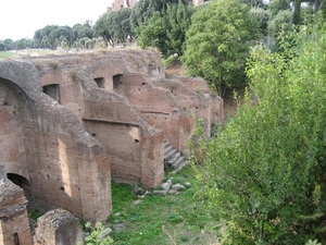 resten van het circo Massimo