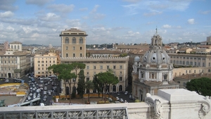 zicht op Rome vanop Nationaal Monument