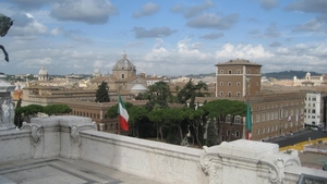 zicht op Rome vanop Nationaal Monument