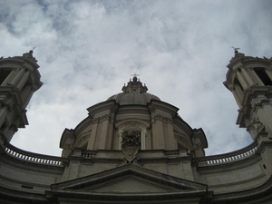 Piazza Navona - kerk Sant'Agnese in Agone (Borromini)